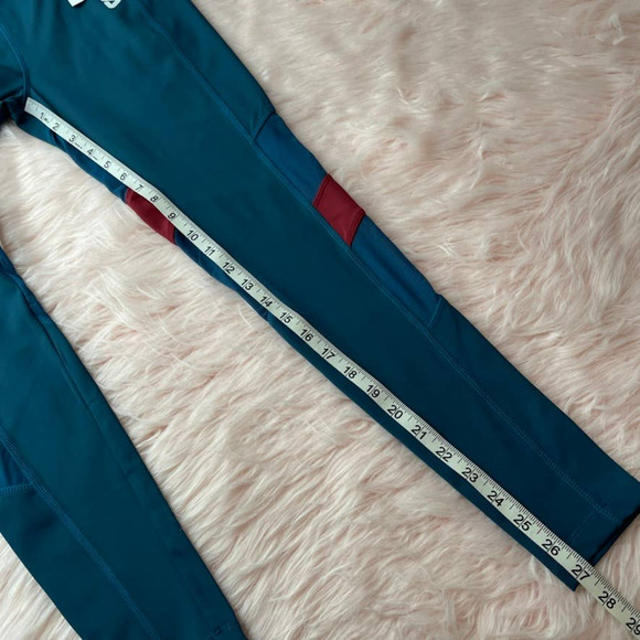 NWT - FILA Women's Hikari High Rise Leggings in Turquoise - Size Small - Picture 10 of 16
